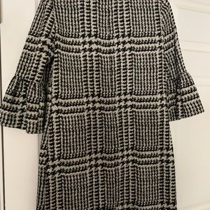 Zara houndstooth dress